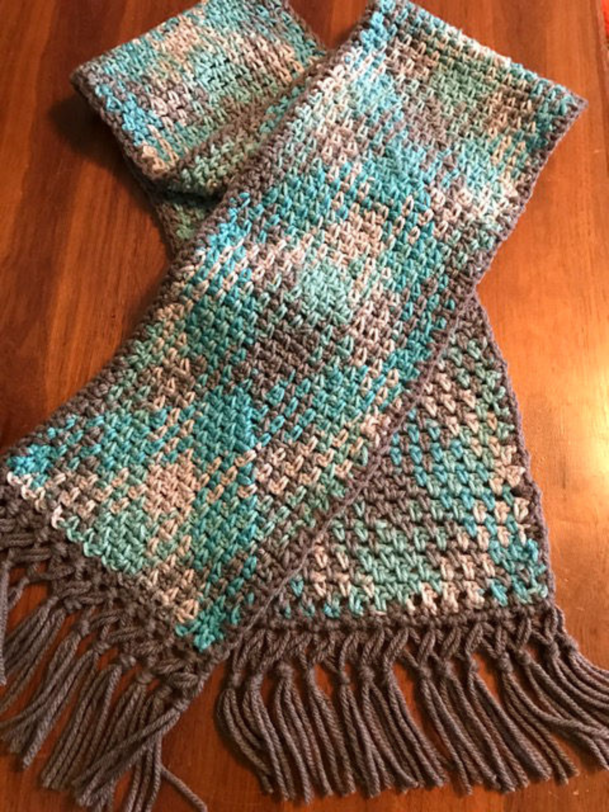 My Hobby Is Crochet: Tutorial: How to Crochet Planned Color Pooling with  Long Color Changing Variegated Yarn + Ribbed Scarf/ Cowl Pattern