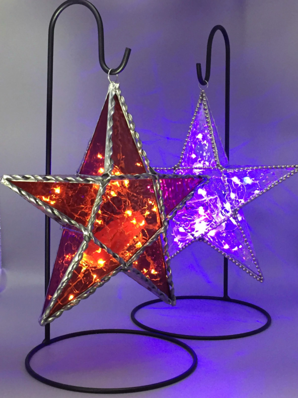 Stained Glass Star Lantern Curious Mondo